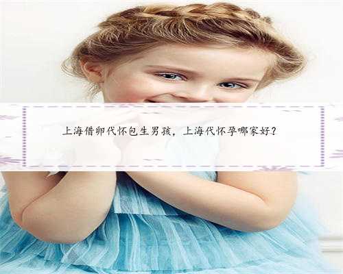 上海借卵代怀包生男孩，上海代怀孕哪家好？