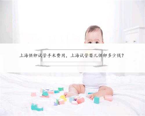 上海供卵试管手术费用，上海试管婴儿供卵多少钱？
