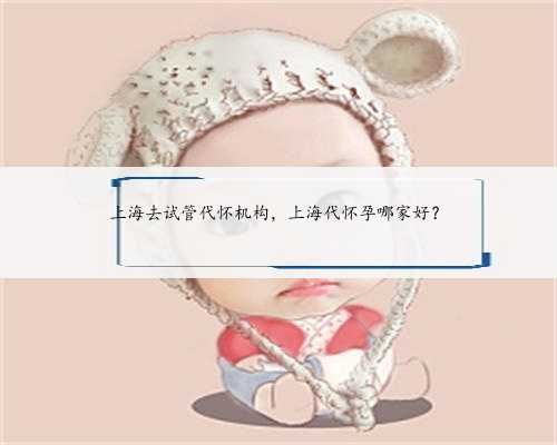 上海去试管代怀机构，上海代怀孕哪家好？