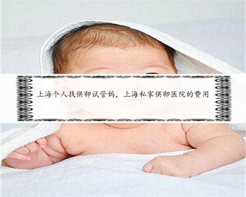 上海个人找供卵试管妈，上海私家供卵医院的费用