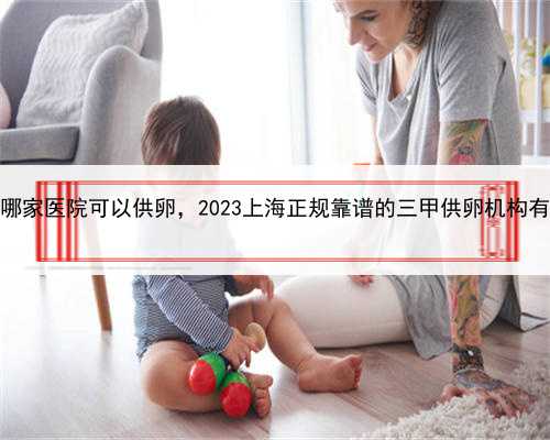 上海有哪家医院可以供卵，2023上海正规靠谱的三甲供卵机构有哪些？